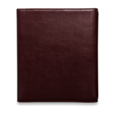 Ringbuch Rindnappa-Leder in bordeaux